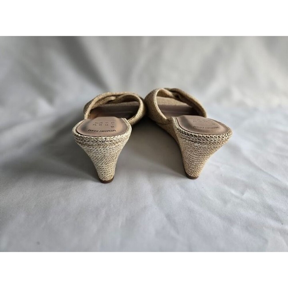 A New Day Amal Wedge Heels with Memory Foam Insole - Natural Womens Size 9 NEW - Picture 5 of 5